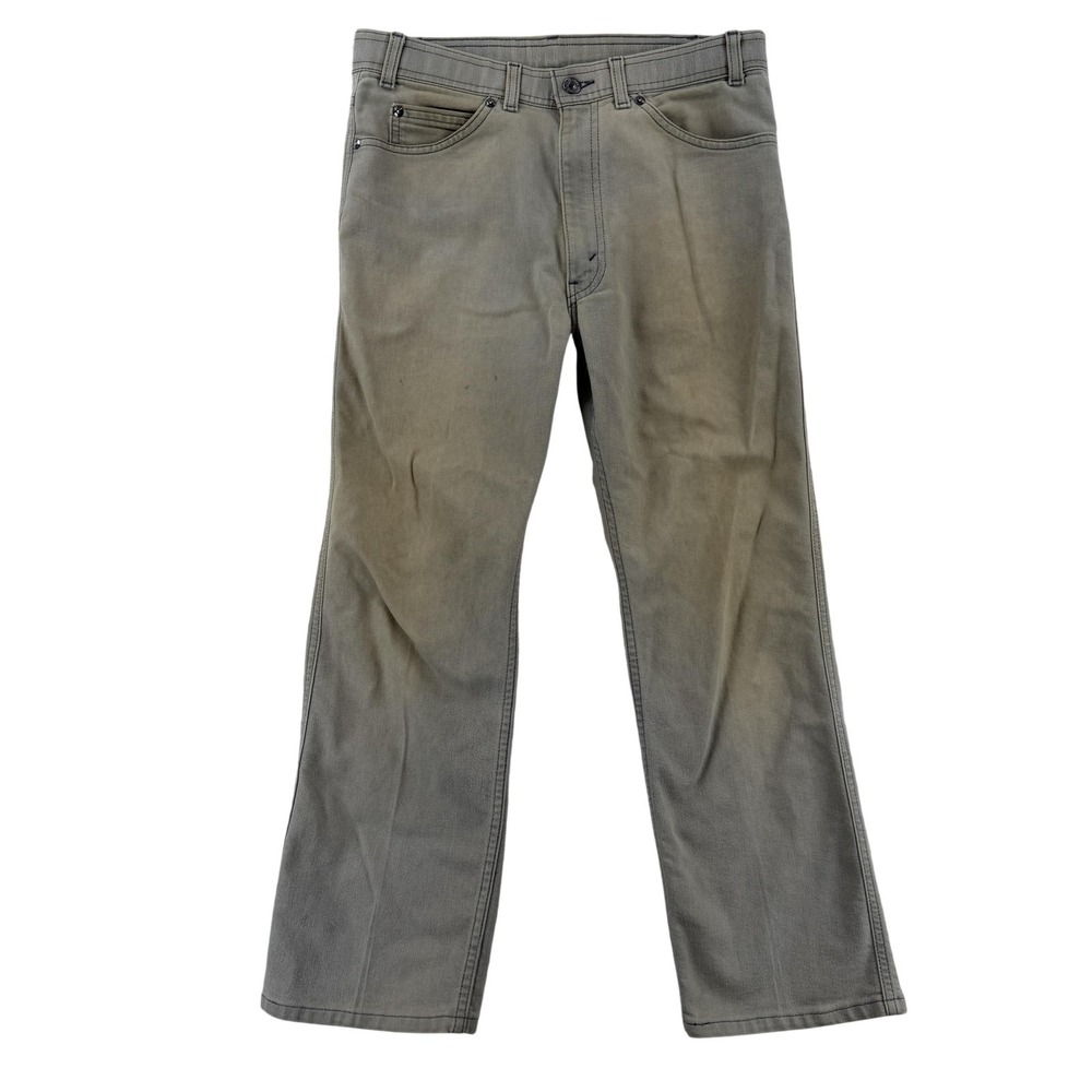 Vintage‎ Levis Action Jeans Mens 33x30 (33x26) Beige Regular Straight Denim USA